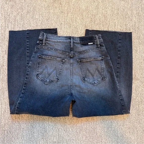 Mother The Half Pipe Flood High Rise Jeans in Outta Sight size 25 - Picture 4 of 14